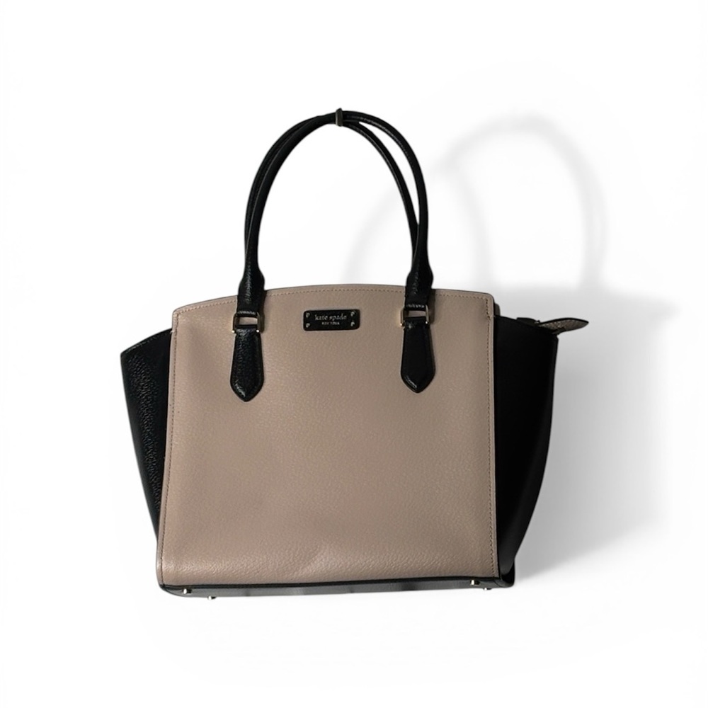 kate spade Two-Tone Blush and Black Satchel